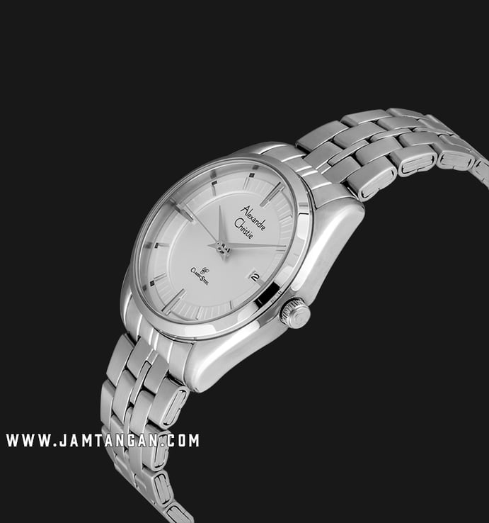 Alexandre Christie AC 8594 LD BSSSL Ladies White Dial Stainless Steel