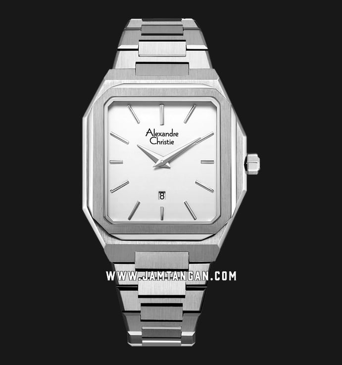 Alexandre Christie Classic AC 8601 LD BSSSL Ladies Silver Dial Stainless Steel Strap