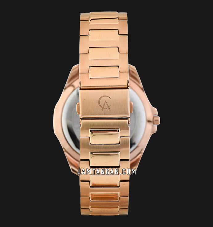 Alexandre Christie Classic AC 8611 MD BRGSL Men Silver Dial Rose Gold Stainless Steel Strap