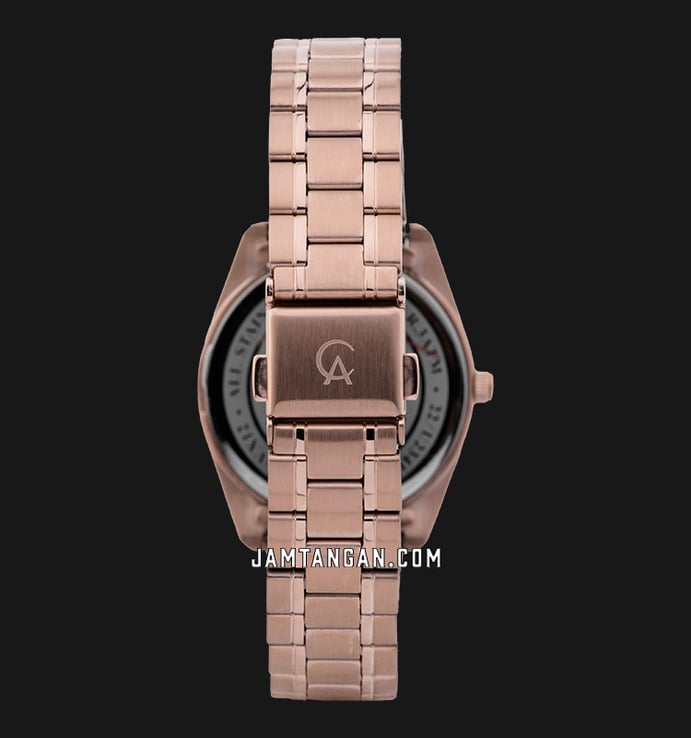 Alexandre Christie Classic Steel AC 8660 LD BRGLN Ladies Rose Gold Stainless Steel Strap