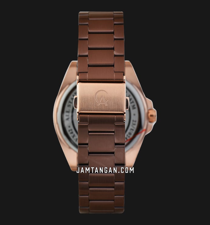 Alexandre Christie Classic Steel AC 8688 MD BROBO Brown Dial Brown Stainless Steel Strap