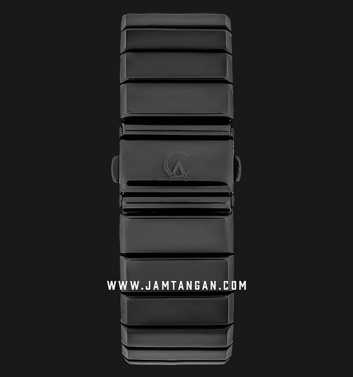 Alexandre Christie Digi AC 9100 LH BIPBA Digital Dial Black Stainless Steel Strap