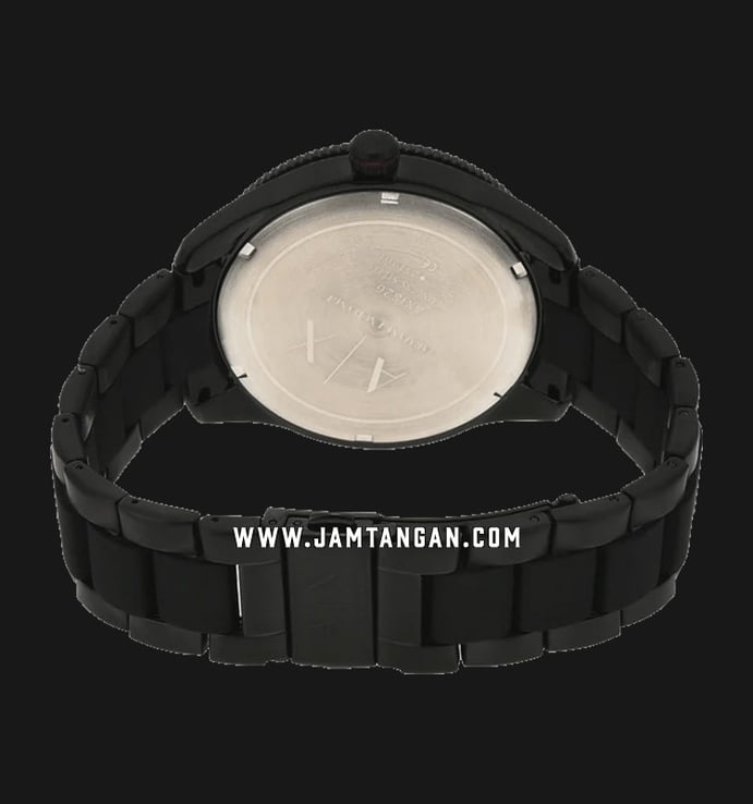 Armani Exchange Enzo AX1826 Black Dial Black Stainless Steel Strap