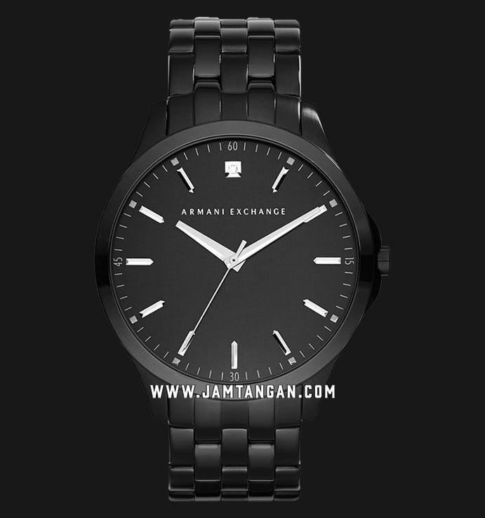 Armani Exchange AX2159 Men Black Dial Black Stainless Steel Strap