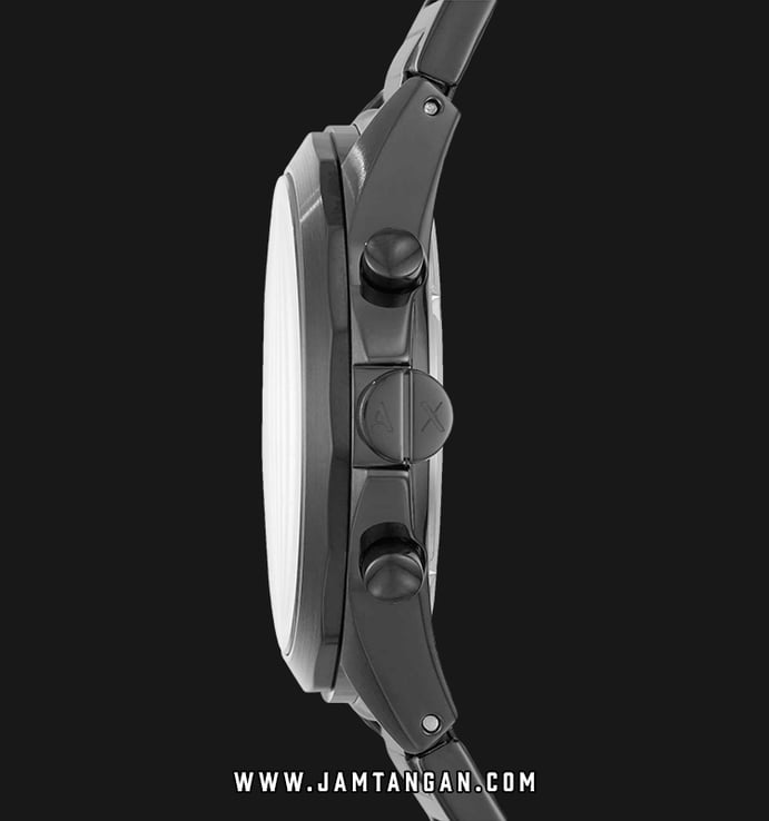 Armani Exchange Chronograph AX2601 Black Dial Black Stainless Steel Strap