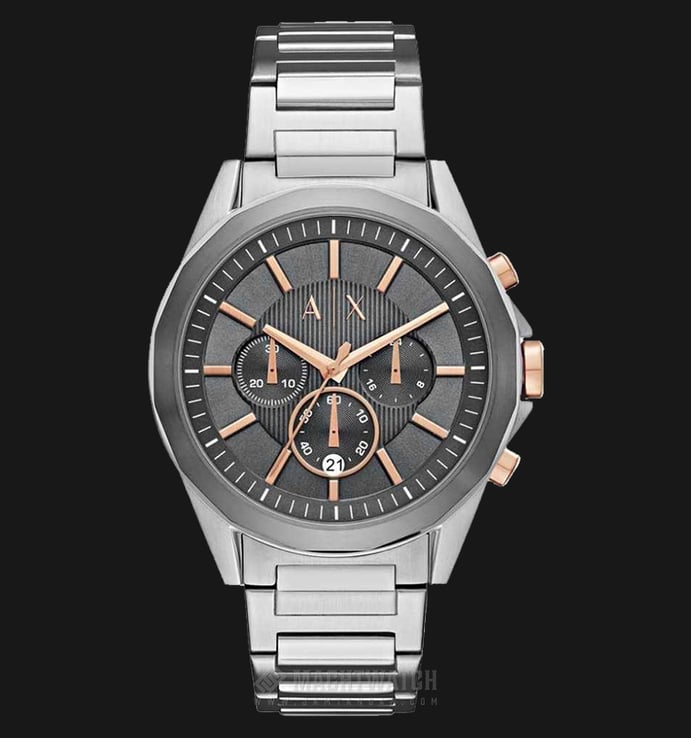 Armani Exchange AX2606 Chronograph Gray Dial Stainless Steel Watch