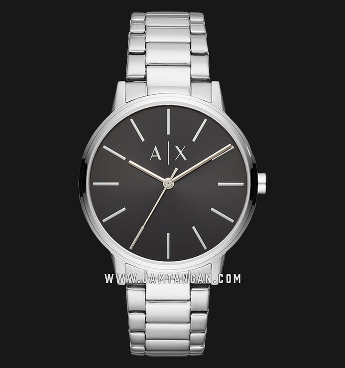 Armani Exchange Cayde AX2700 Black Dial Stainless Steel Strap