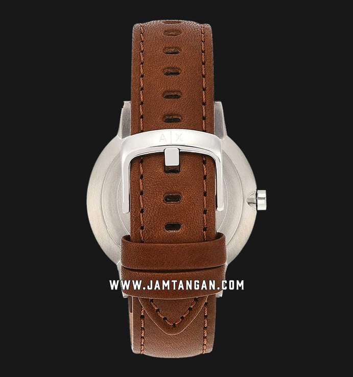 Armani Exchange AX2708 Men Olive Green Dial Brown Leather Strap