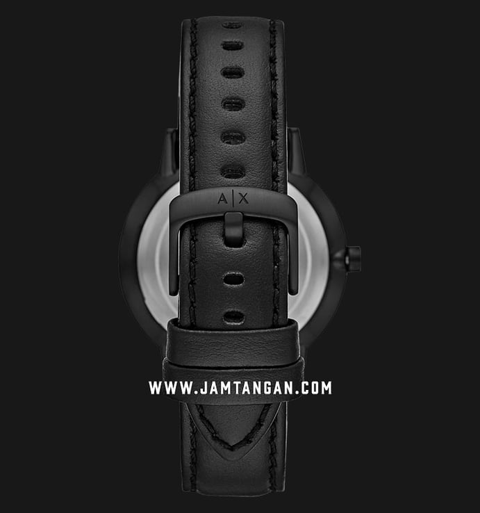 Armani Exchange AX2719 Men Black Dial Black Leather Strap