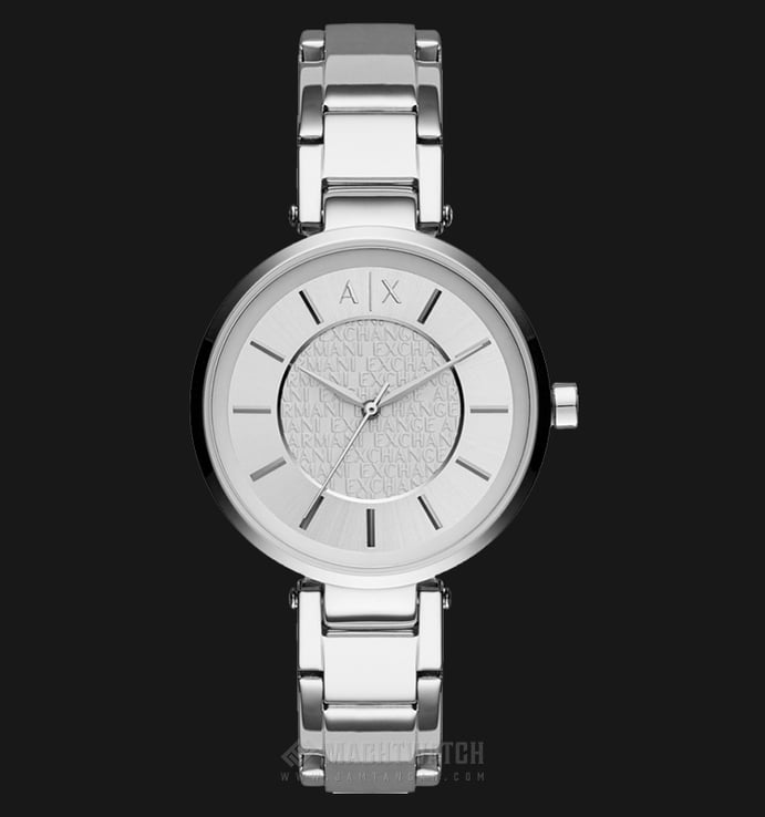 Armani Exchange AX5315 Ladies Silver Dial Stainless Steel Watch