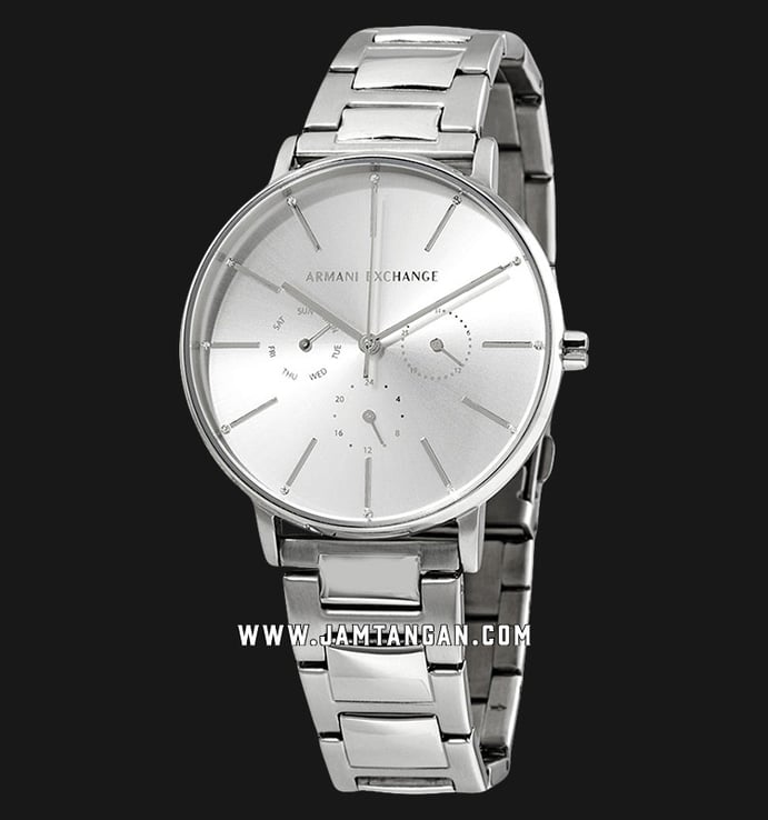 Armani Exchange Lola AX5551 Ladies Silver Dial Stainless Steel Strap