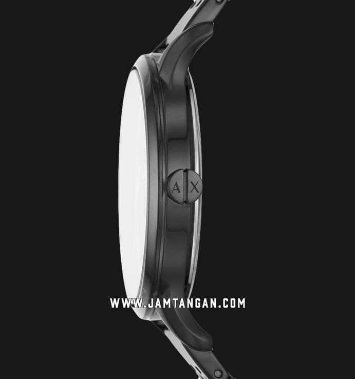 Armani Exchange AX5610 Ladies Black Dial Black Stainless Steel Strap