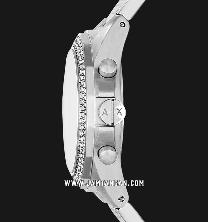 Armani Exchange AX5650 Ladies Silver Dial Stainless Steel Strap