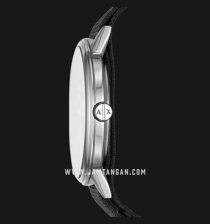 Armani Exchange AX7111 Men Black Dial Black Nylon Strap + Extra Nylon Bracelet