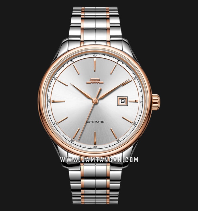 Beijing BG050003 Classic Man Silver Dial Dual Tone Stainless Steel