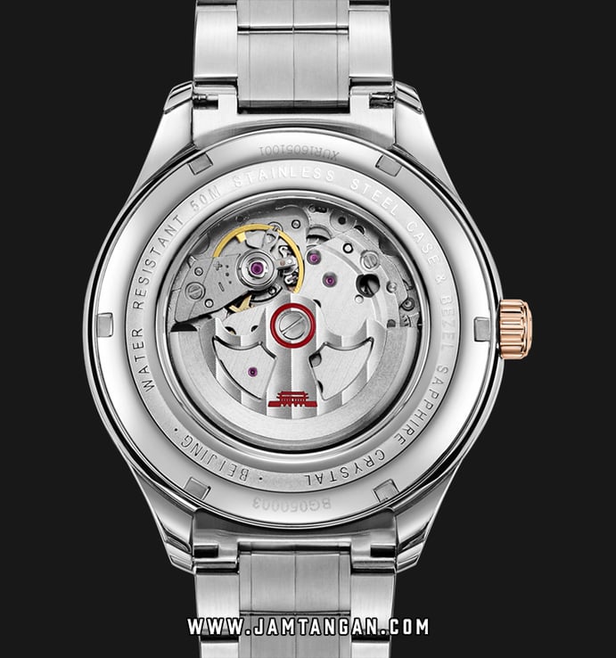 Beijing BG050003 Classic Man Silver Dial Dual Tone Stainless Steel