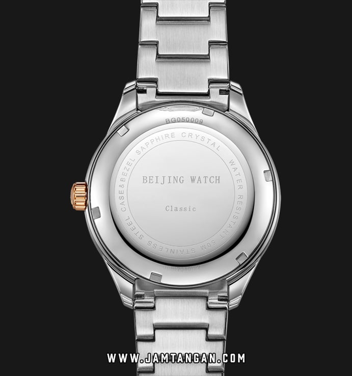 Beijing BG050009 Classic Man Silver Dial Dual Tone Stainless Steel
