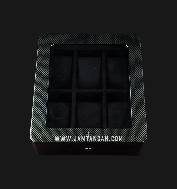 Boda Concept Watch Box Storage for 6 Watches [WATCH BOX 6] - Carbon Fiber