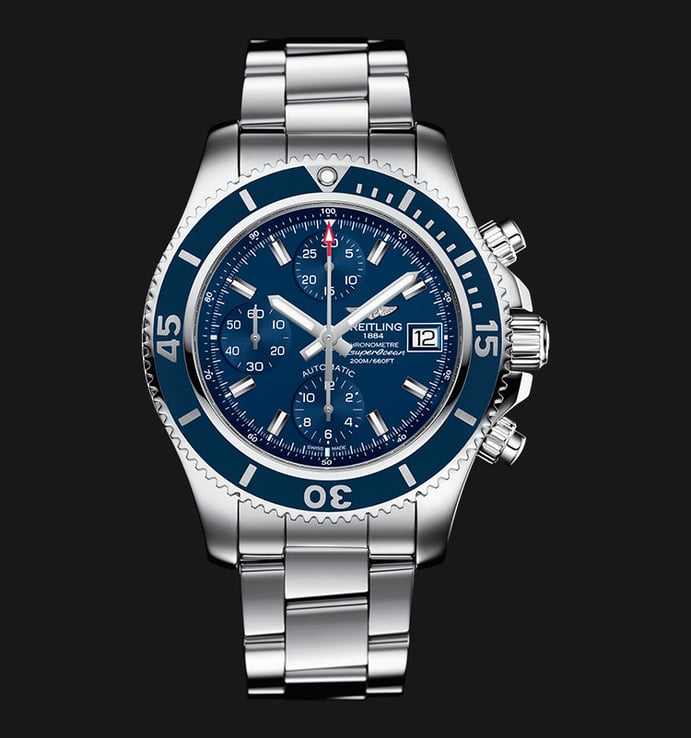 Breitling Superocean A13311D1/C971-161A Chronometer 42 Blue Dial Stainless Steel Strap