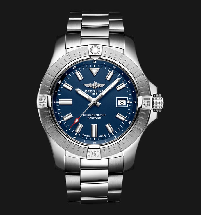 Breitling Avenger A17318101C1A1 Automatic 43 Chronometer Blue Dial Stainless Steel Strap