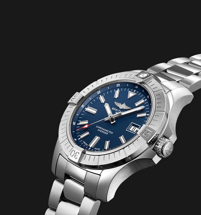 Breitling Avenger A17318101C1A1 Automatic 43 Chronometer Blue Dial Stainless Steel Strap