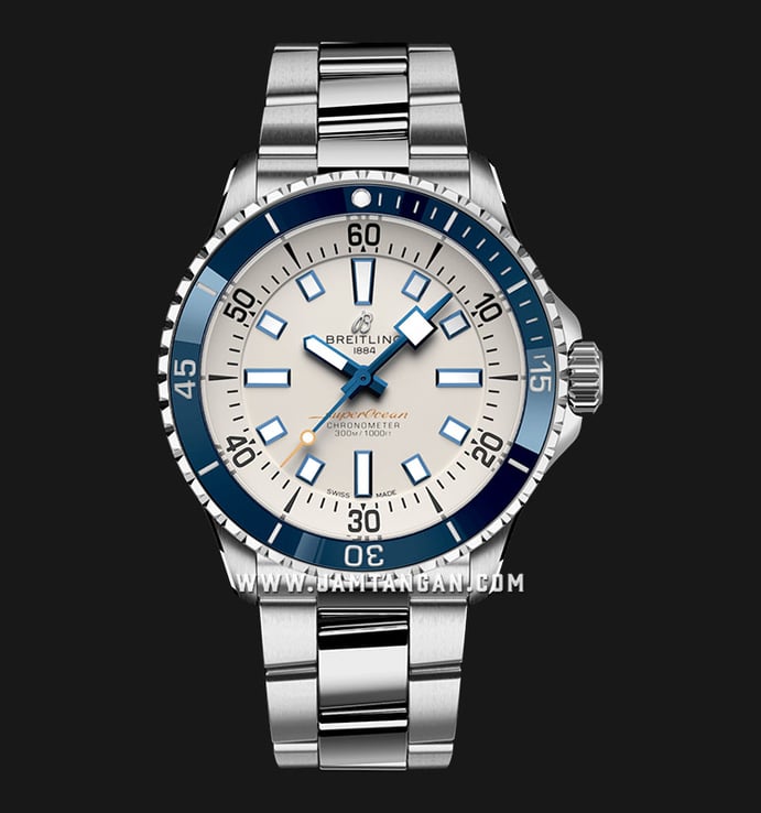 Breitling Superocean A17375E71G1A1 Automatic 42 White Dial Stainless Steel Strap