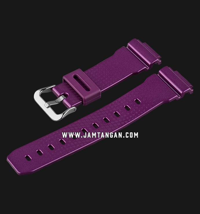 Strap Casio DW-6900NB-4 16mm Purple Resin - P10382430
