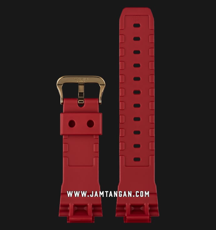 Strap Casio DW-6930, GW-M5630 16mm Red Resin Strap - P10427102 
