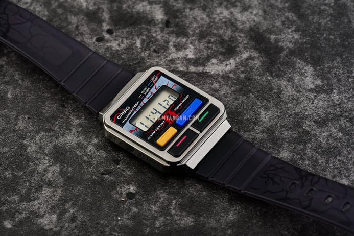 Casio General X Stranger Things A120WEST-1ADR ’80s-style Digital Dial Translucent Resin Band