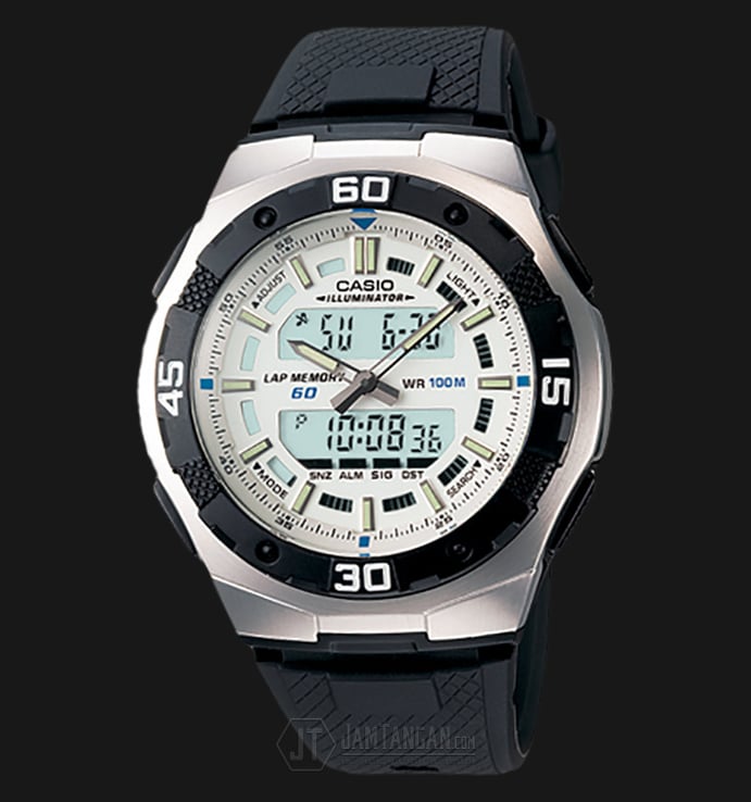 Casio AQ-164W-7AVDF Water Resistant 100M Resin Band