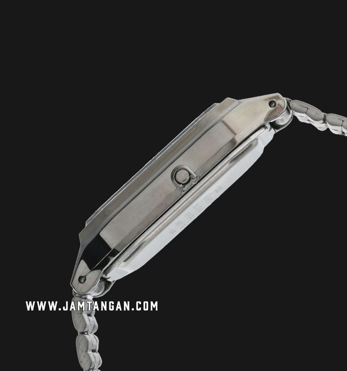 Casio General AQ-230GG-9ADF Vintage Beige Digital Analog Dial Stainless Steel Band