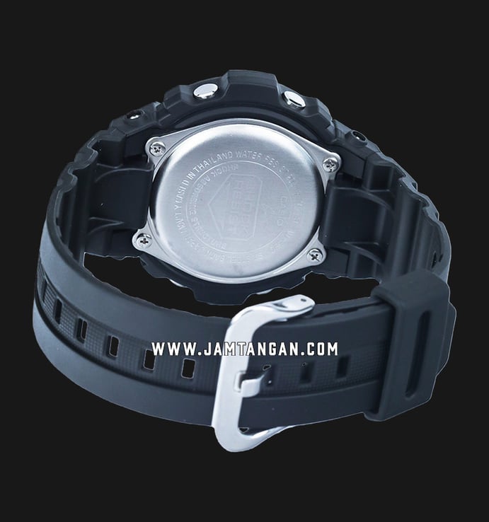 Casio G-Shock AW-590-1AJF Men Digital Analog Dial Black Resin Band