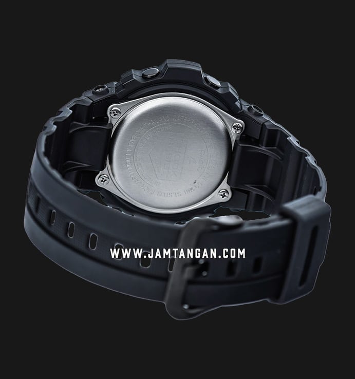 Casio G-Shock AW-591BB-1ADR Military Black Series Digital Analog Dial Black Resin Band