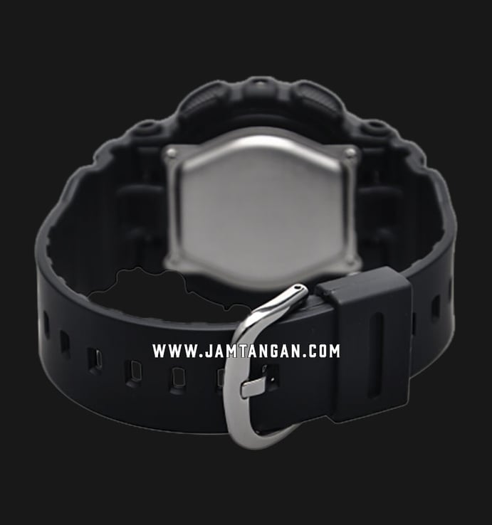 Casio Baby-G BA-110GA-1ADR Luxury Style Croton Black Digital Analog Dial Black Resin Band