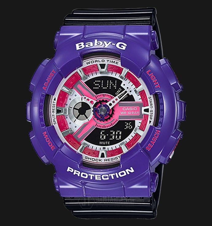 Casio Baby-G BA-110NC-6ADR Water Resistant 100M Resin Band