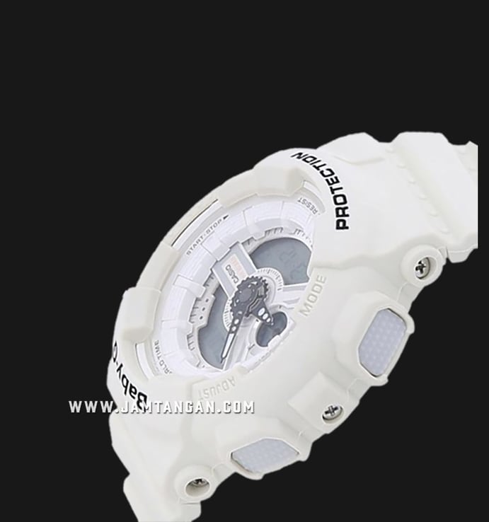 Casio Baby-G BA-110PP-7ADR Digital Analog Dial Cream Resin Strap