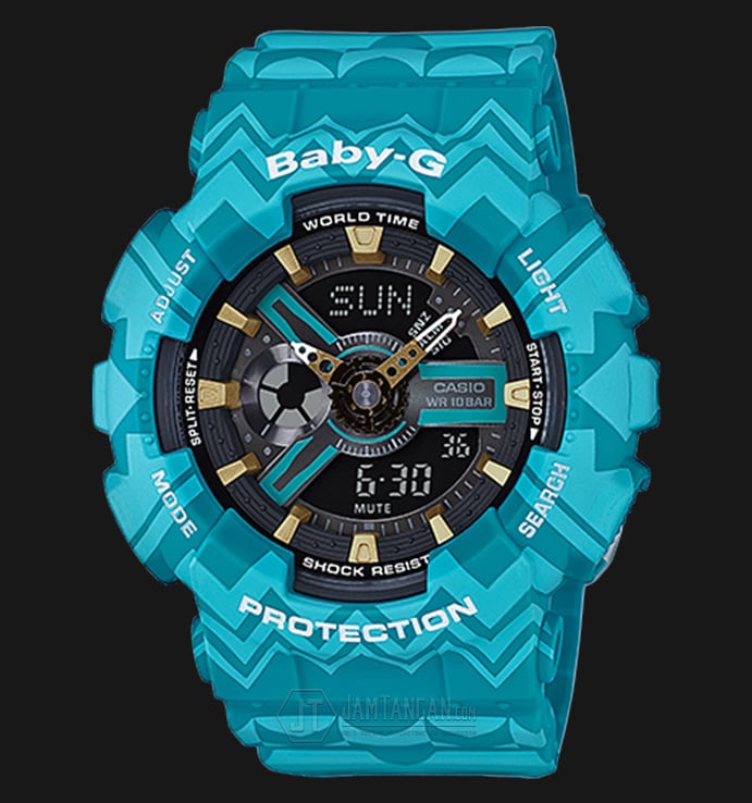 Casio Baby-G BA-110TP-2ADR Water Resistant 100M Resin Band
