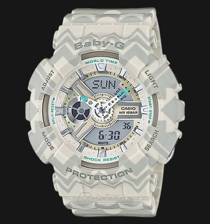 Casio Baby-G BA-110TP-8ADR Water Resistant 100M Resin Band