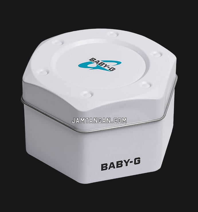 Casio Baby-G X ITZY BA-110XWS-7ADR Seasonal Collection Digital Analog Dial White Resin Band