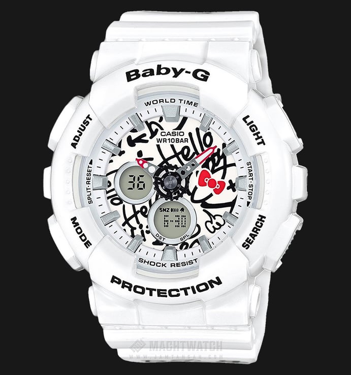 Casio Baby-G BA-120KT-7ADR Collaboration Model Hello Kitty Resin Band