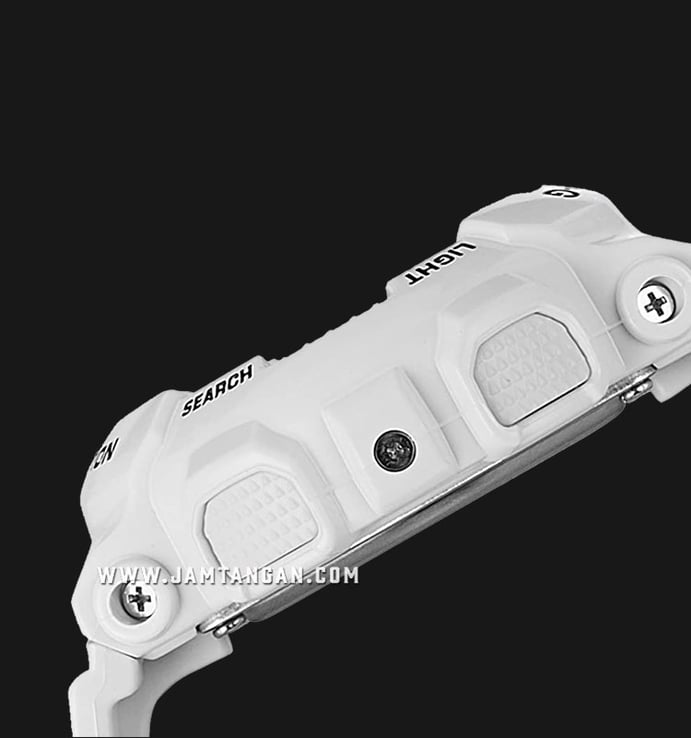 Casio Baby-G BA-120SP-7ADR Street Style White Digital Analog Dial White Resin Band