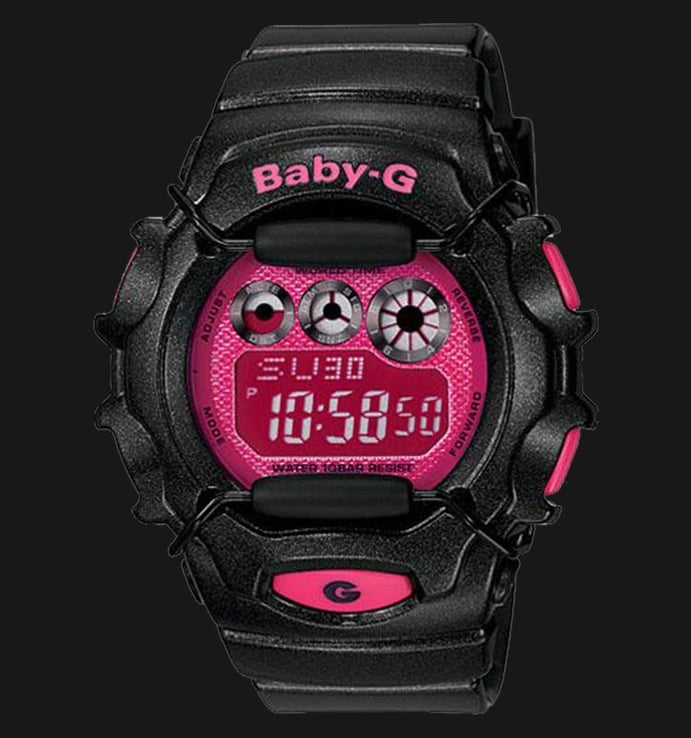 Casio Baby-G BG-1006SA-1DR Digital Dial Black Resin Strap