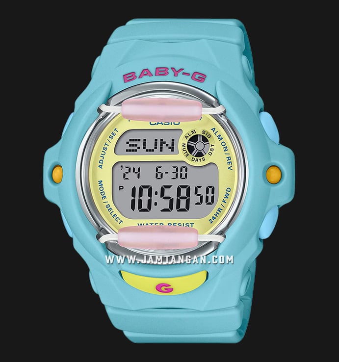 Casio Baby-G BG-169PB-2DR Be You Be Me Digital Dial Blue Resin Band