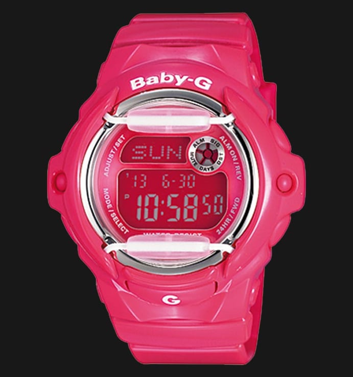 Casio Baby-G BG-169R-4BDR Ladies Digital Dial Pink Resin Strap