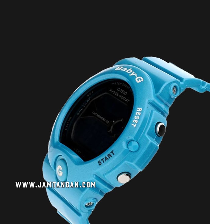Casio Baby-G For Runners BG-6903-2DR Ladies Digital Dial Blue Resin Band