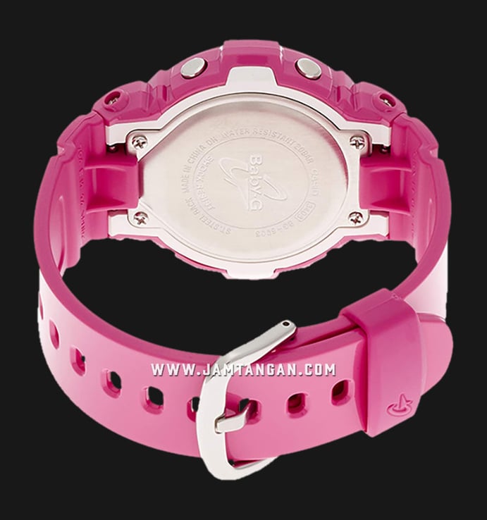 Casio Baby-G For Runners BG-6903-4BDR Ladies Digital Dial Pink Resin Band