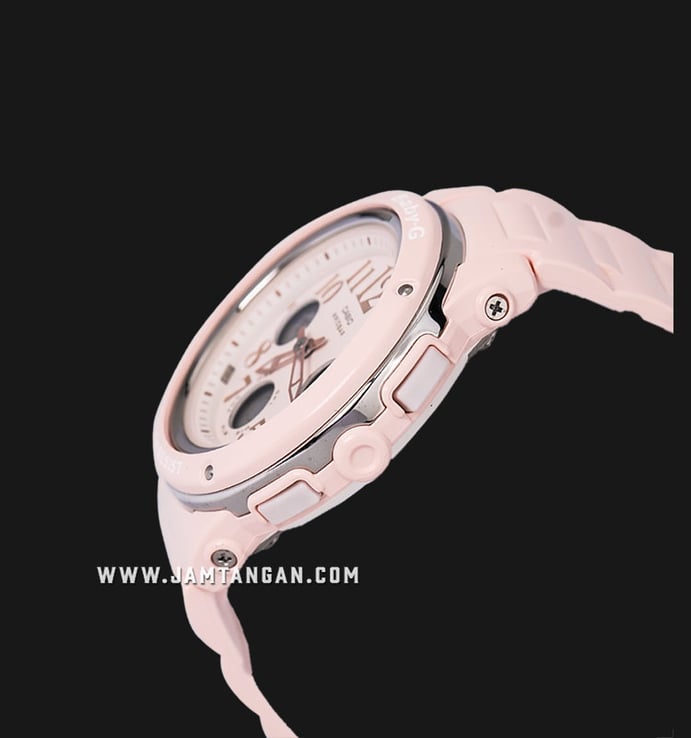 Casio Baby-G BGA-150EF-4BDR Pink Digital Analog Dial Pink Resin Strap