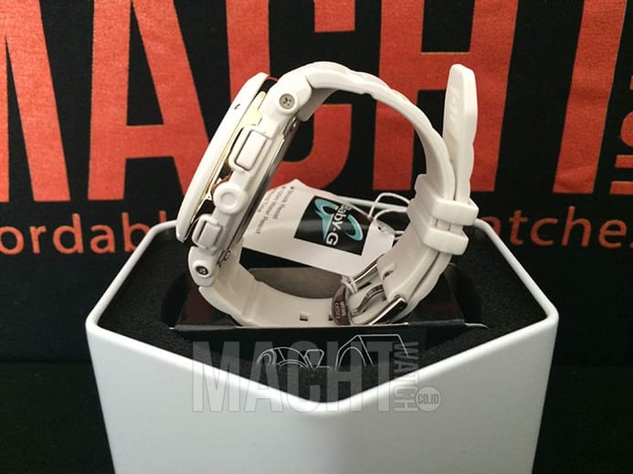 Casio Baby-G BGA-151-7BDR White Digital Analog Dial White Resin Strap