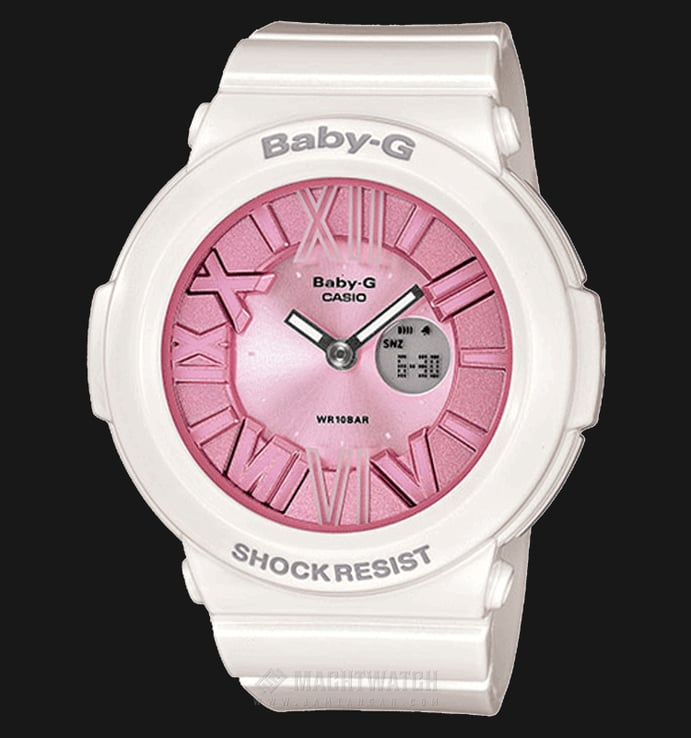 Casio Baby-G BGA-161-7B2DR Neon Illuminator Watch Resin Band