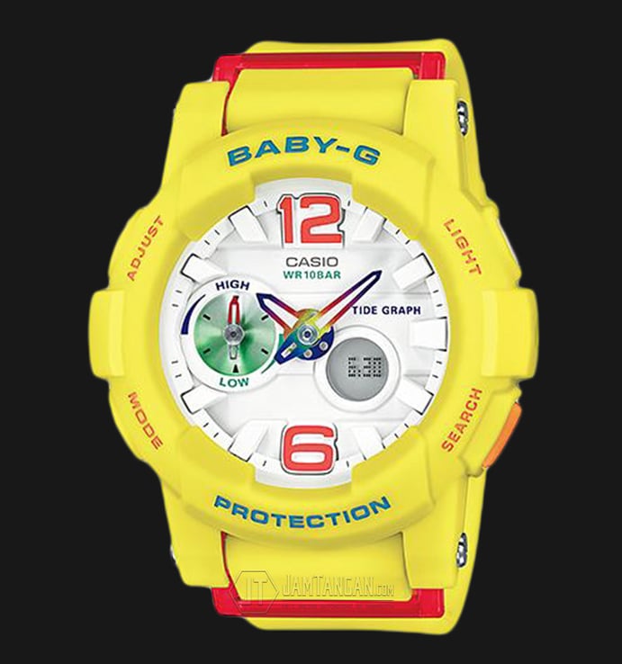 Casio Baby-G BGA-180-9BDR Water Resistant 100M Resin Band